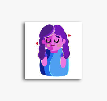 dekle slika na platn