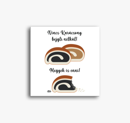 Nincs bejgli 1 slika na platnu