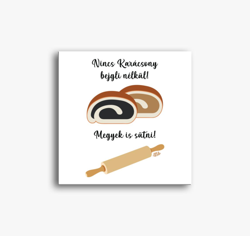 Nincs bejgli 2 slika na platnu