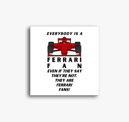 Ferrari FAN slika na platnu