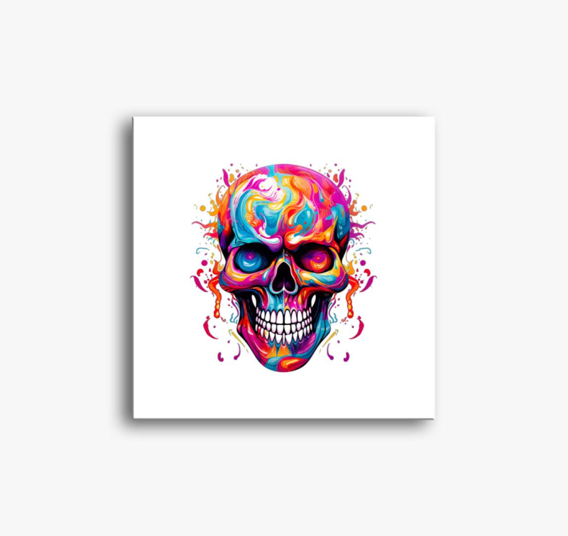 festett koponya slika na platnu