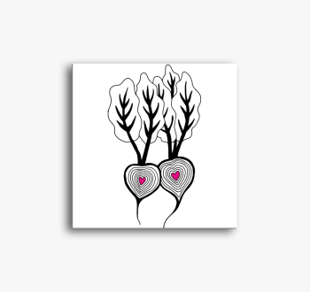 vonalrajzos slika na platnu