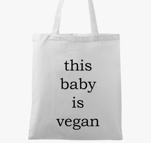 This baby is vegan