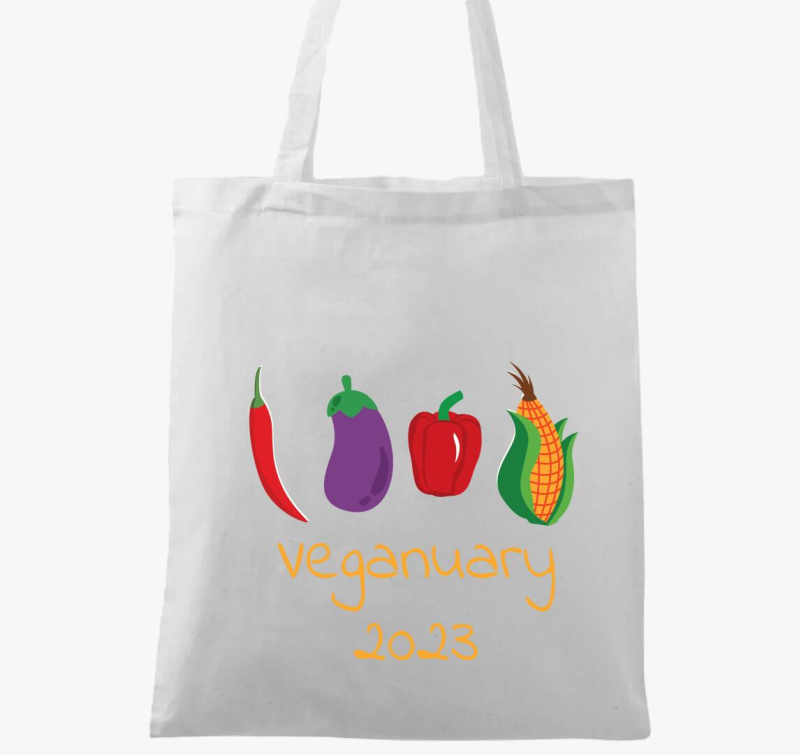 Veganuary 2023 rumena feliratos