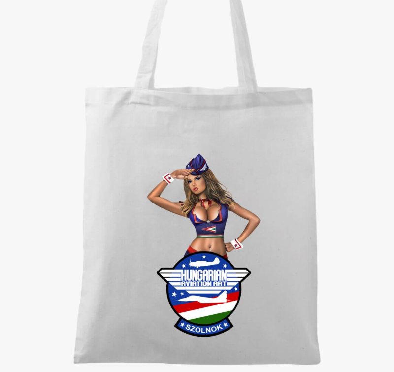 Hungarian Aviation Art Patch Girl