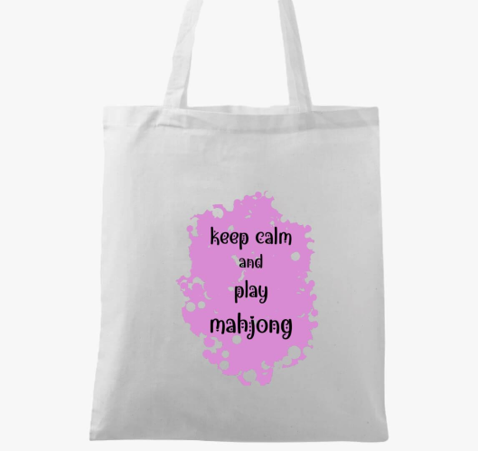 keep calm mahjong pink