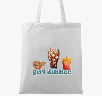 girl dinner fastfood