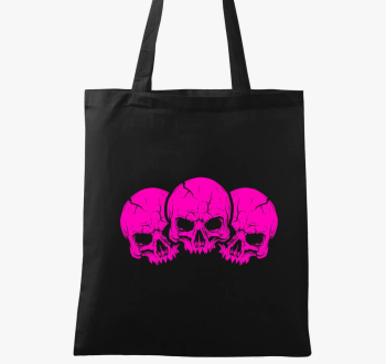 3 pink skulls