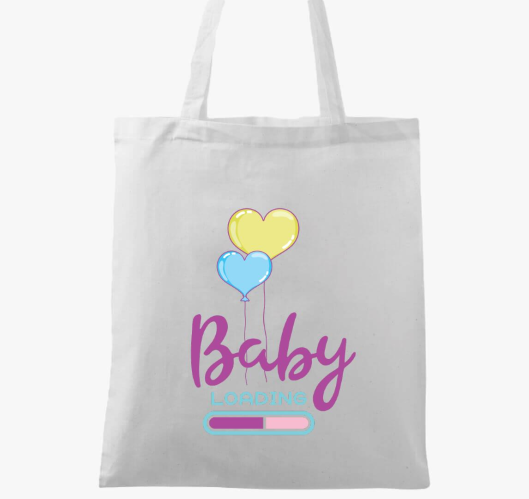 baby loading vijolična