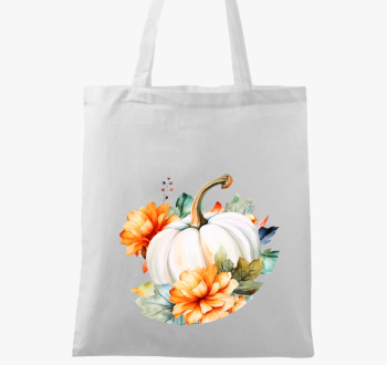Floral white pumpkin