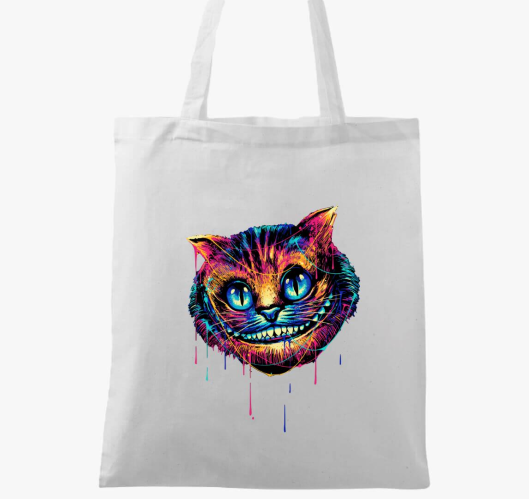 Colorful cat face