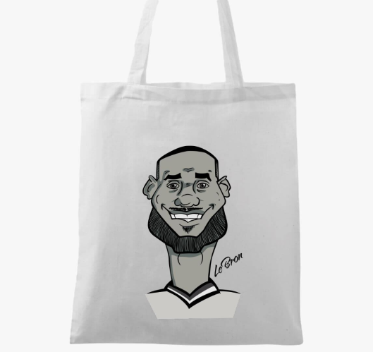 LeBron caricature