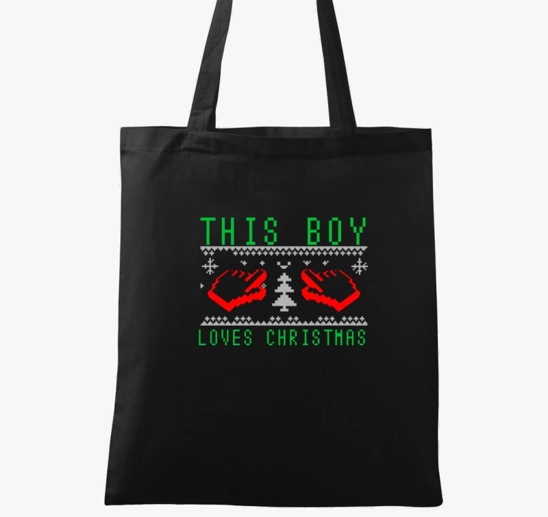 This boy love Christmas